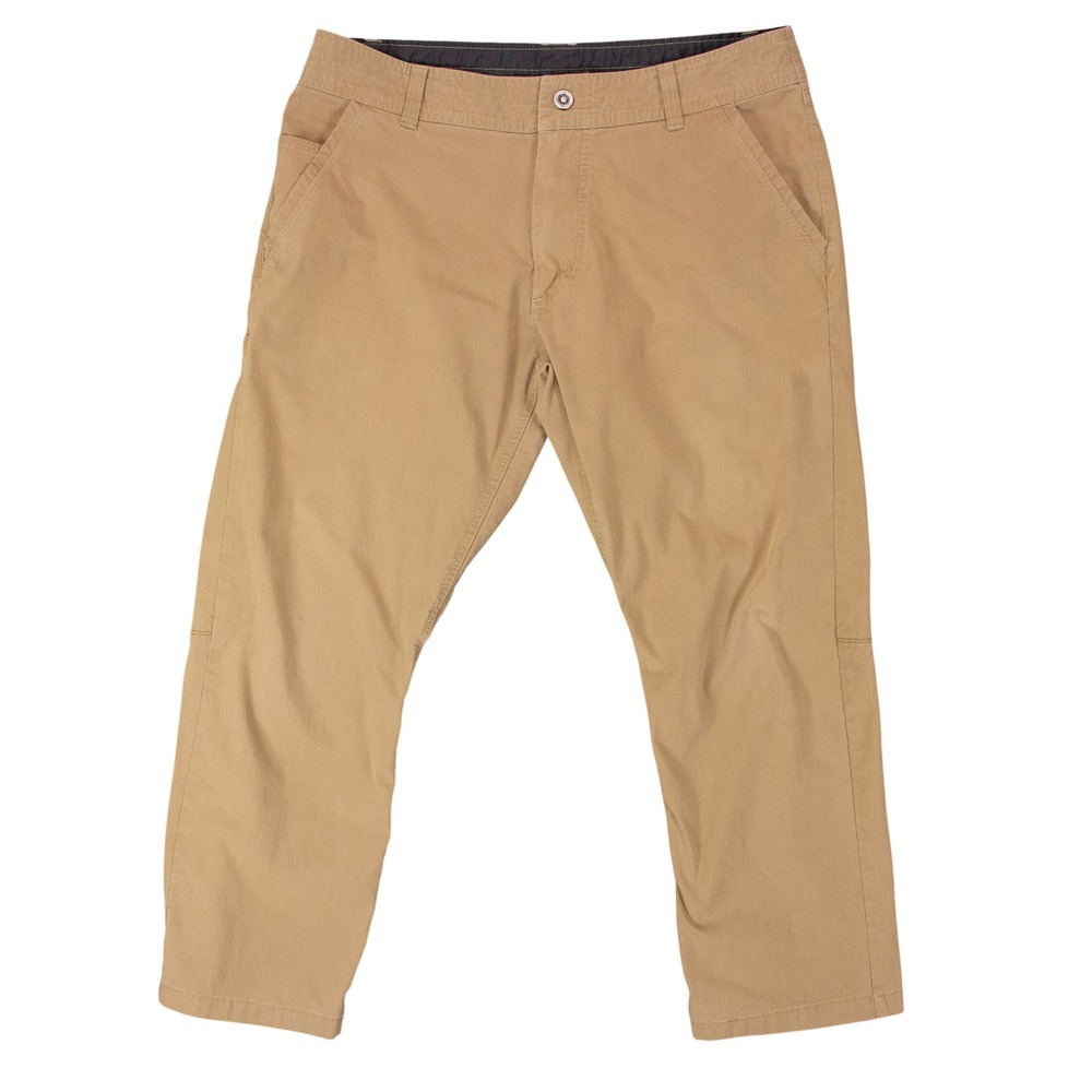 Kuhl Slax Pants‎ Mens 36x30 Khaki Tan Enduro Fabric Outdoor Hiking Gorp Sty 5090